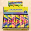 Squishy a forma di burro tie-dye arcobaleno