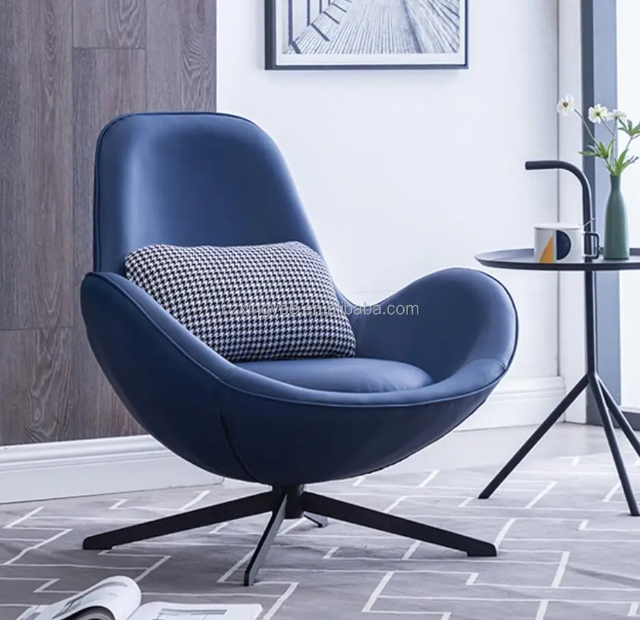 Modern Nordic Living Room Hotel Lobby Parlour Leisure Egg Chair Genuine