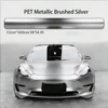Metallic Brushed Silver