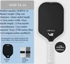GOD TA-16 Power White Paddle, USAPA Approved, w/ Cover & 2 Grips