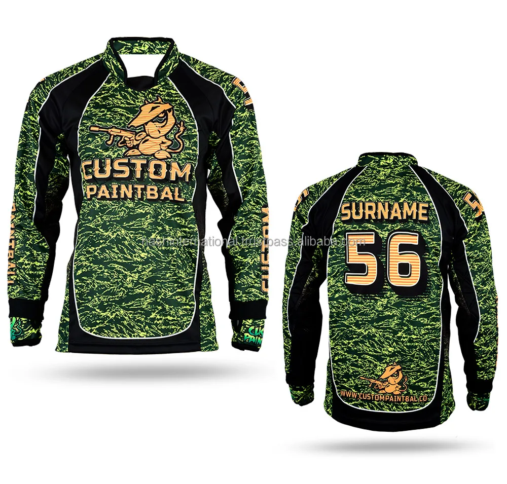 Paintball Top Grade Customized Fully Sublimation Paintball Jersey Buy