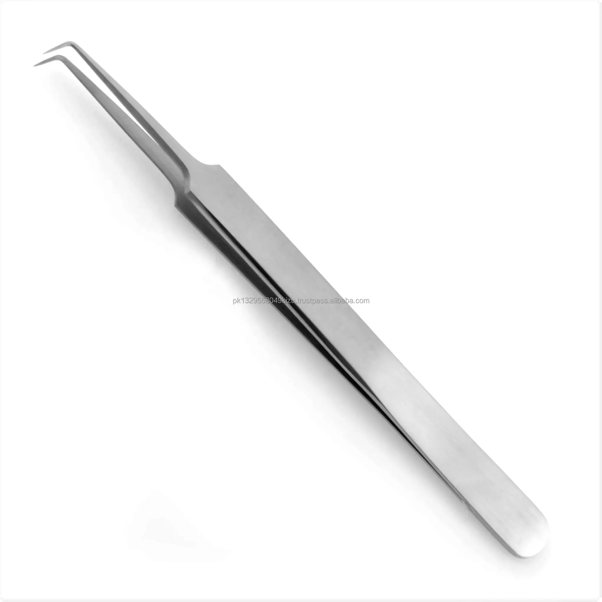 Custom Logo Eyelash Extension Tweezers Isolation Tweezers 45 Degree