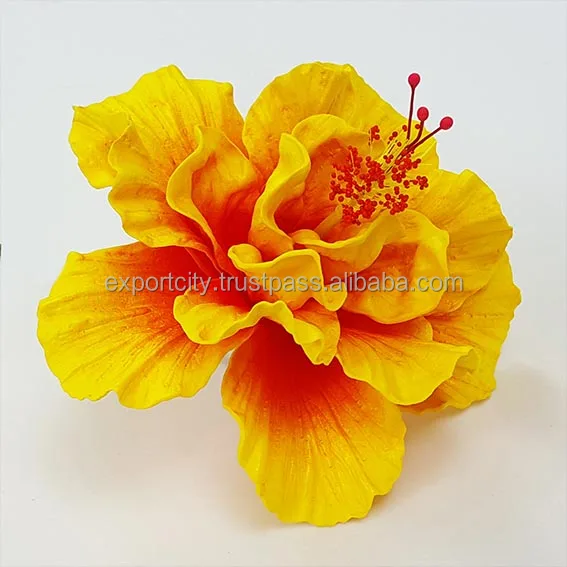 Handmade Eva Foam Hawaiian Hibiscus Flower With Special Tattoo Pattern
