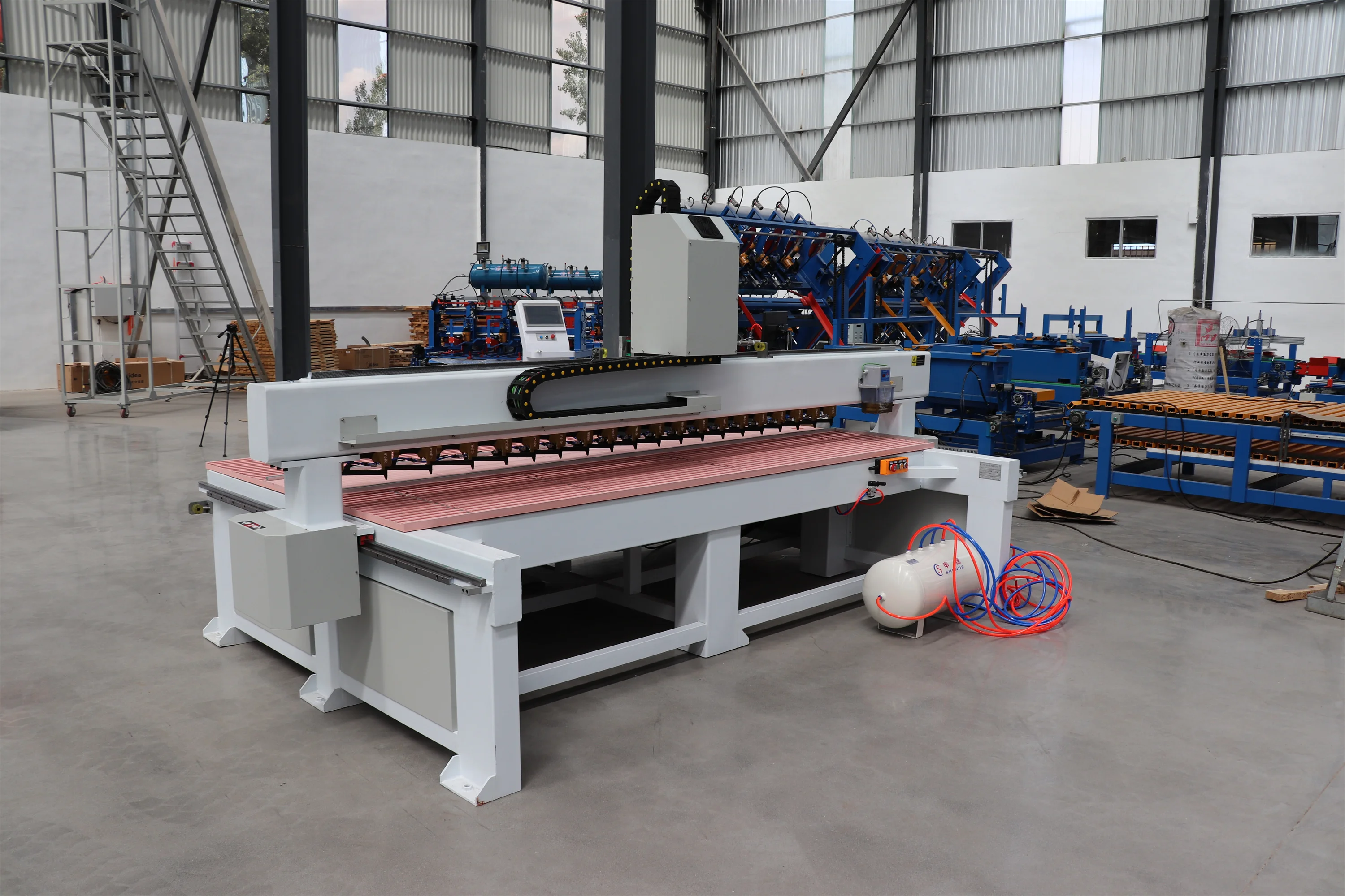 Automatic Acoustic Panel Nailing Machine Acoustic Wall Panel Making Machine