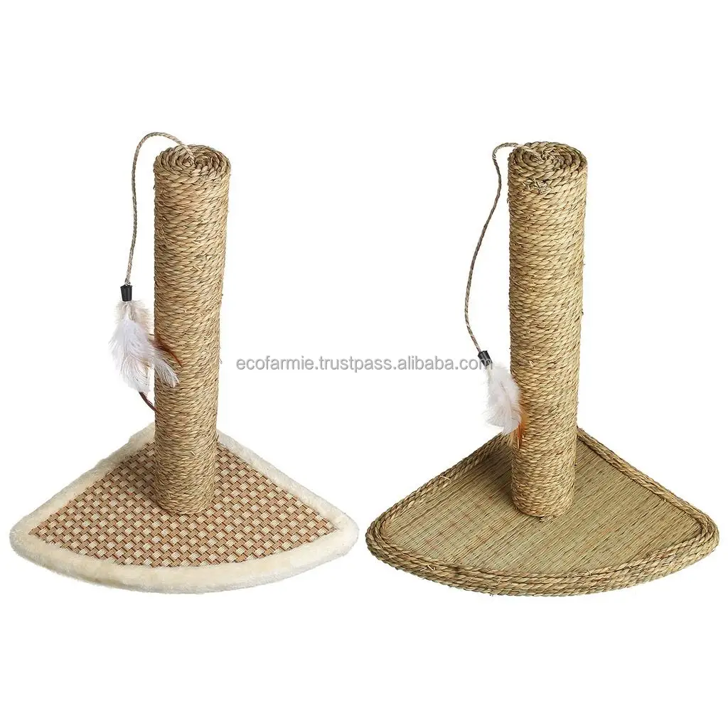 Vietnam Handicraft Seagrass Scratching Post Handmade Cat Scratch Posts