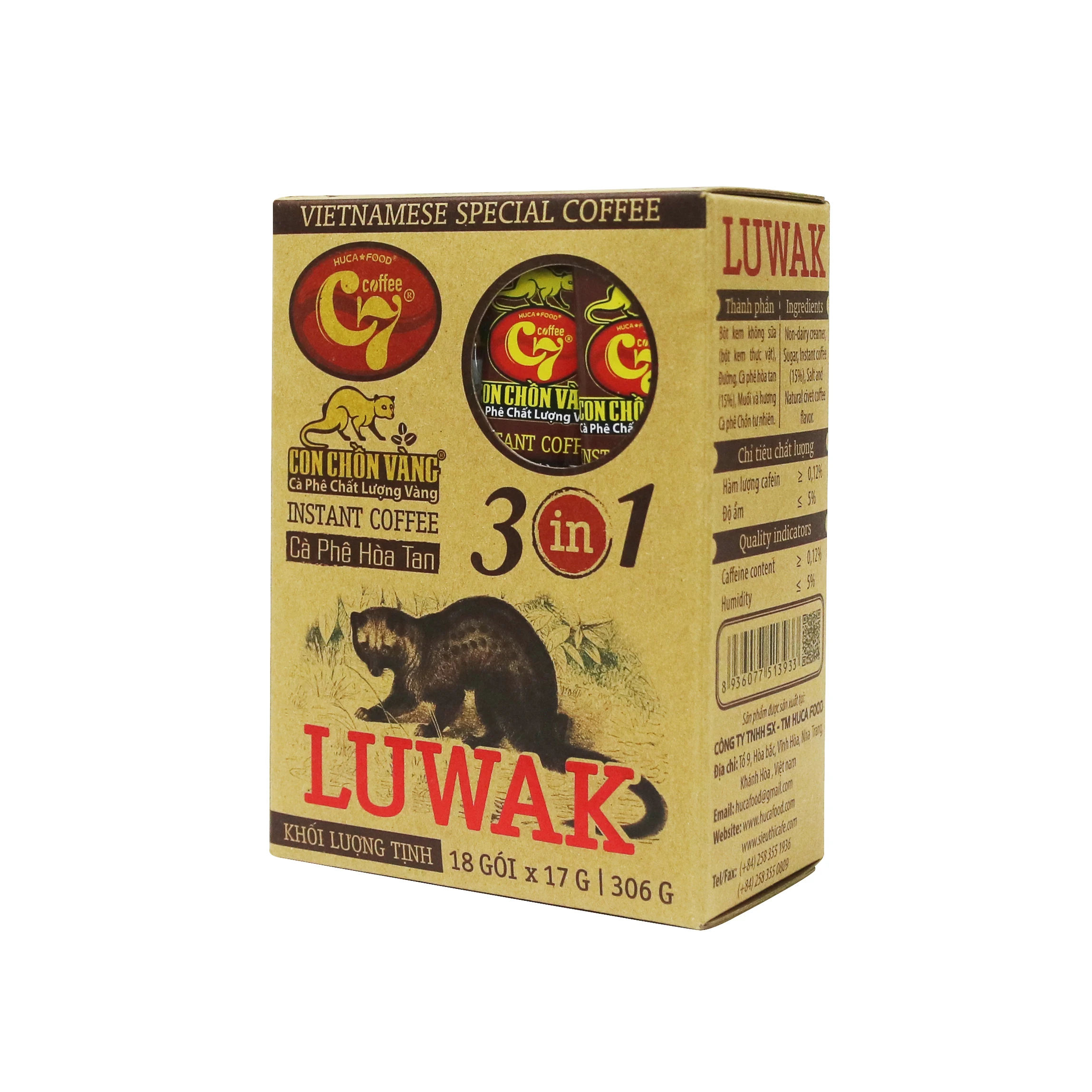 Golden Weasel C7 Luwak Instant 3in1 Non-Dairy Creamer