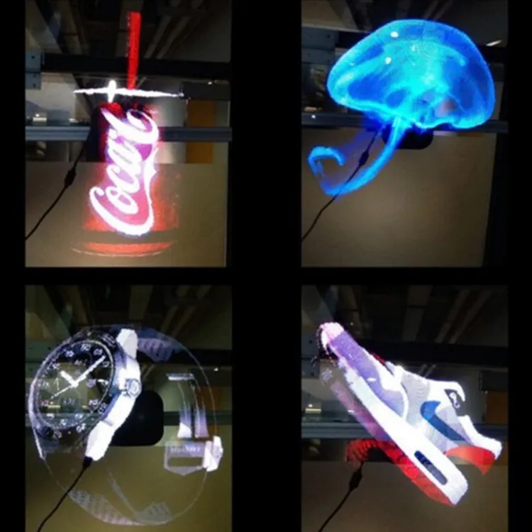3D Holographic LED Fan 72cm Advertising Display Machine Hologram Equipment for Fan