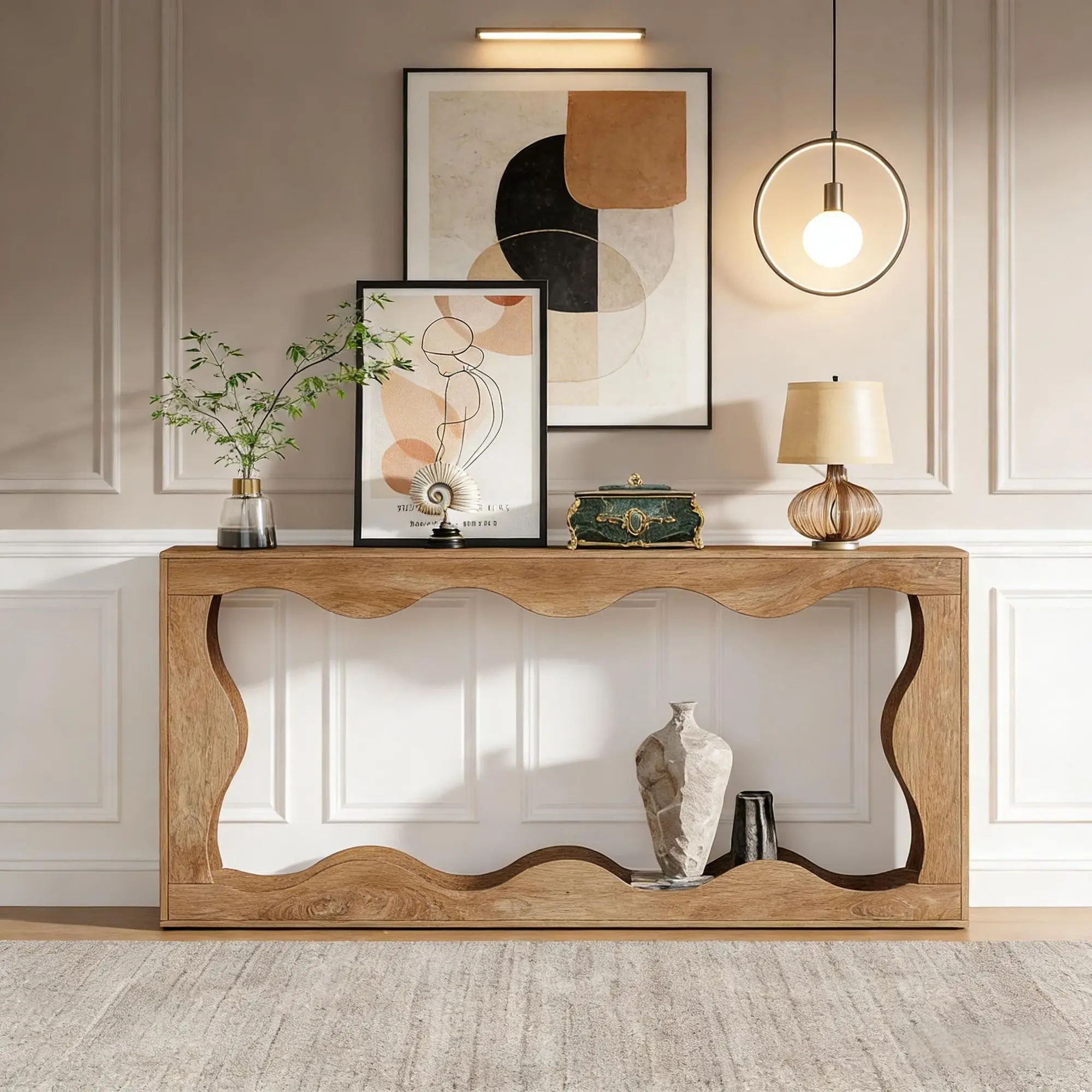 Elvarenae Onde Wave Console Table — product detail
