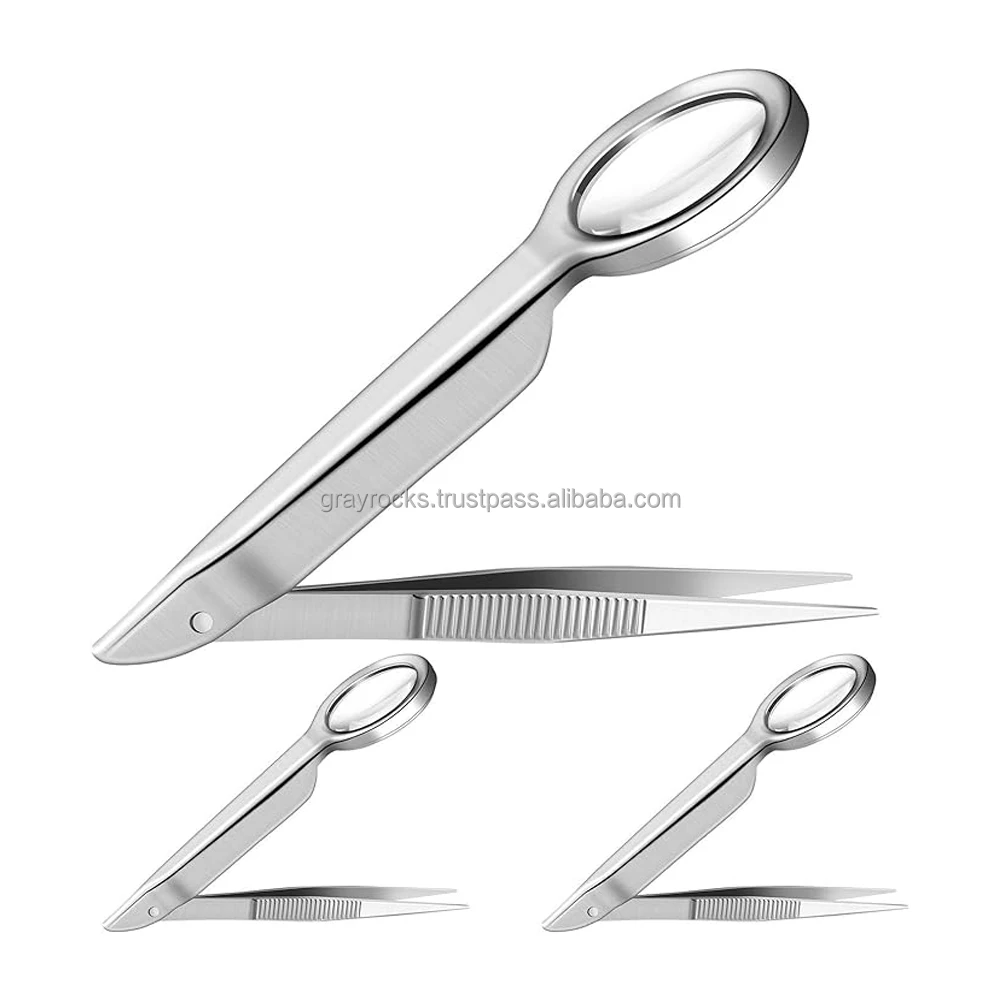 3.50'' Magnifying Tweezers Forceps Magnifier Category With Built-in ...