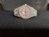 White Crystal Dial Red Markers