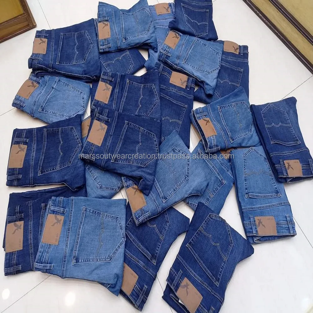 Men's Denim Jeans Stock Lot /surplus Branded Labels Men's Jeans Pants ...