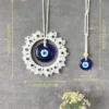 Snowflake-shaped wall decoration set
