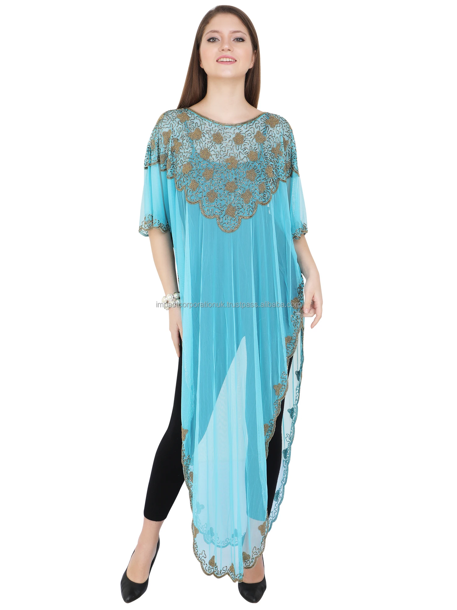 long poncho dress