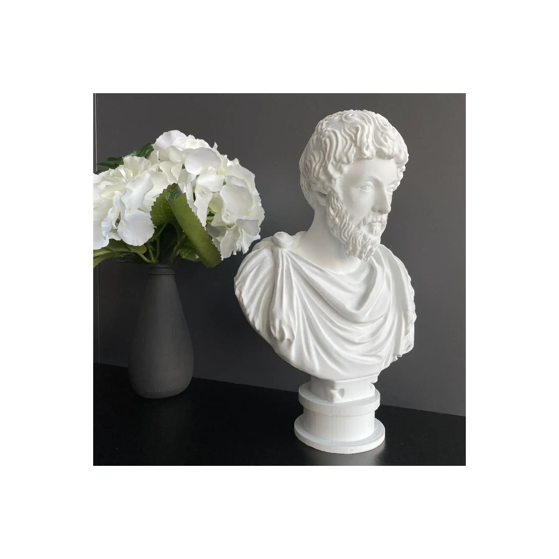 Roman Emperor Marcus Aurelius Antoninus Augustus 25cm Decorative Bust ...