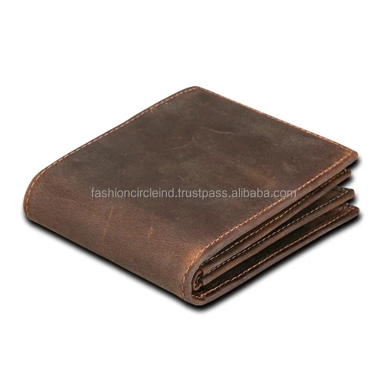 Hand Crafted Men's Genuine Leather Anti-Theft Vintage Slim Wallets 2024 ...