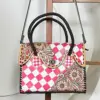 Pink & White Checkered