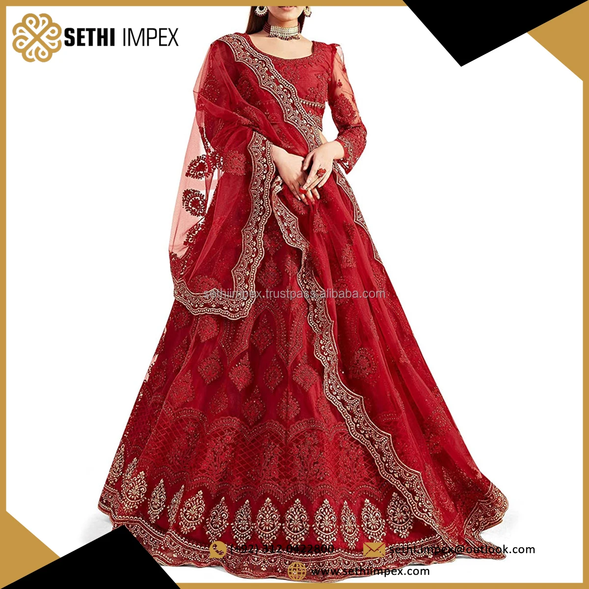 Heavy Embroidery Work Party Dresses Pakistani And Indian Style Salwar