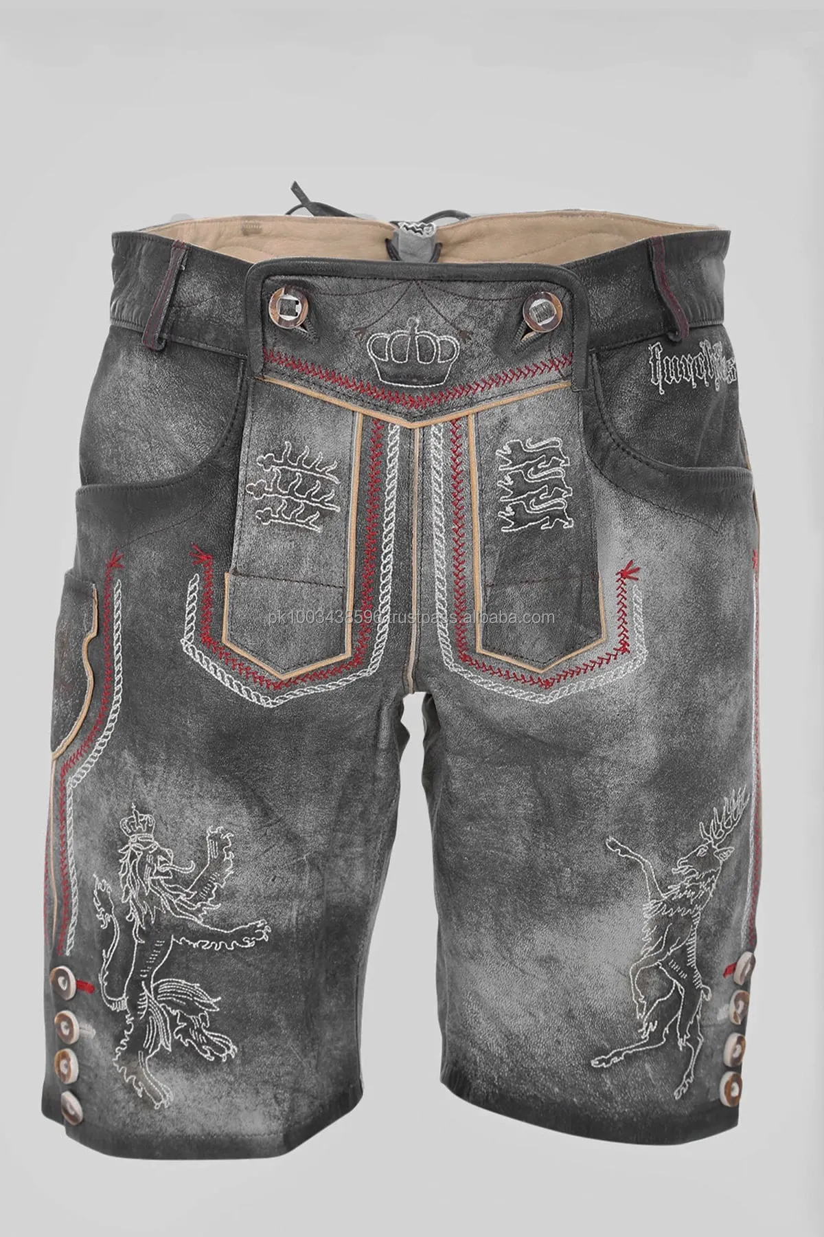 Real Leather Trachten Bavarian Custom Lederhosen Real Leather Short