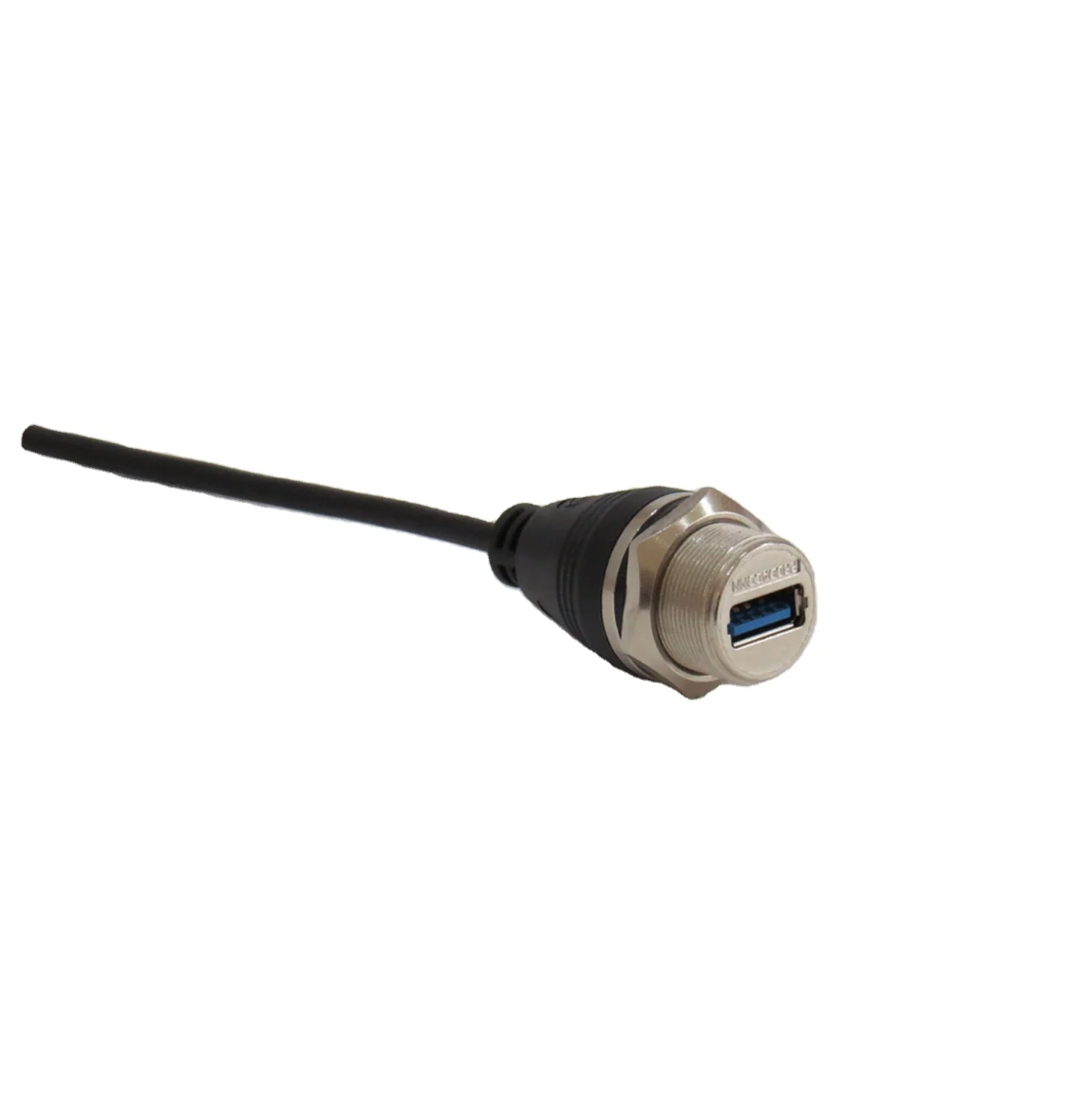 Waterproof USB Type C Overmolded Double Ended Cable 1m 2m 3m M12 Size Male to Male