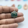 Agate verte avec onyx vert