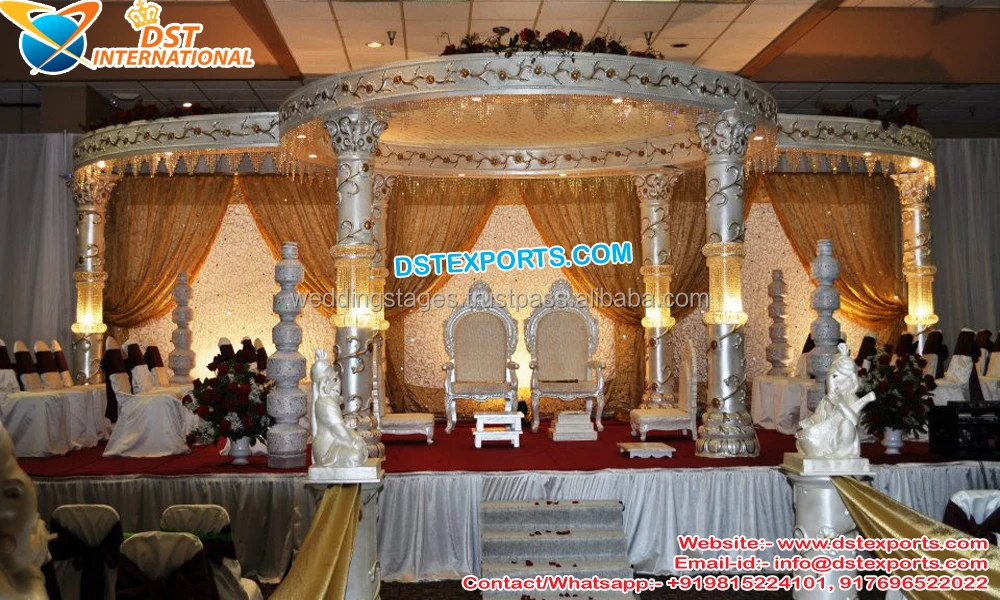 Lighted Wedding Crystal Pillars Wedding Latest Beautiful Crystal