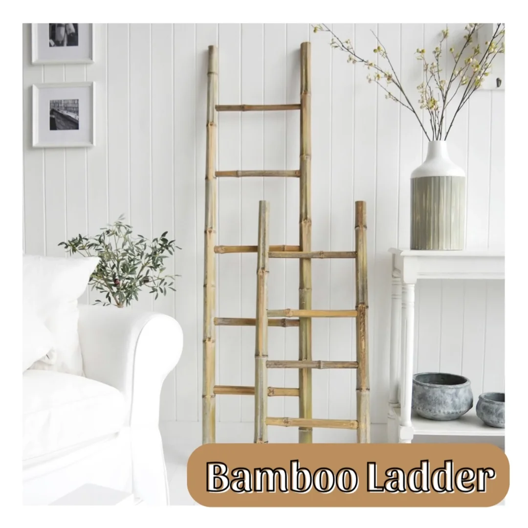 Ready For Export Bamboo Wood Ladder Towel Hanger Leaning Ladders Bath