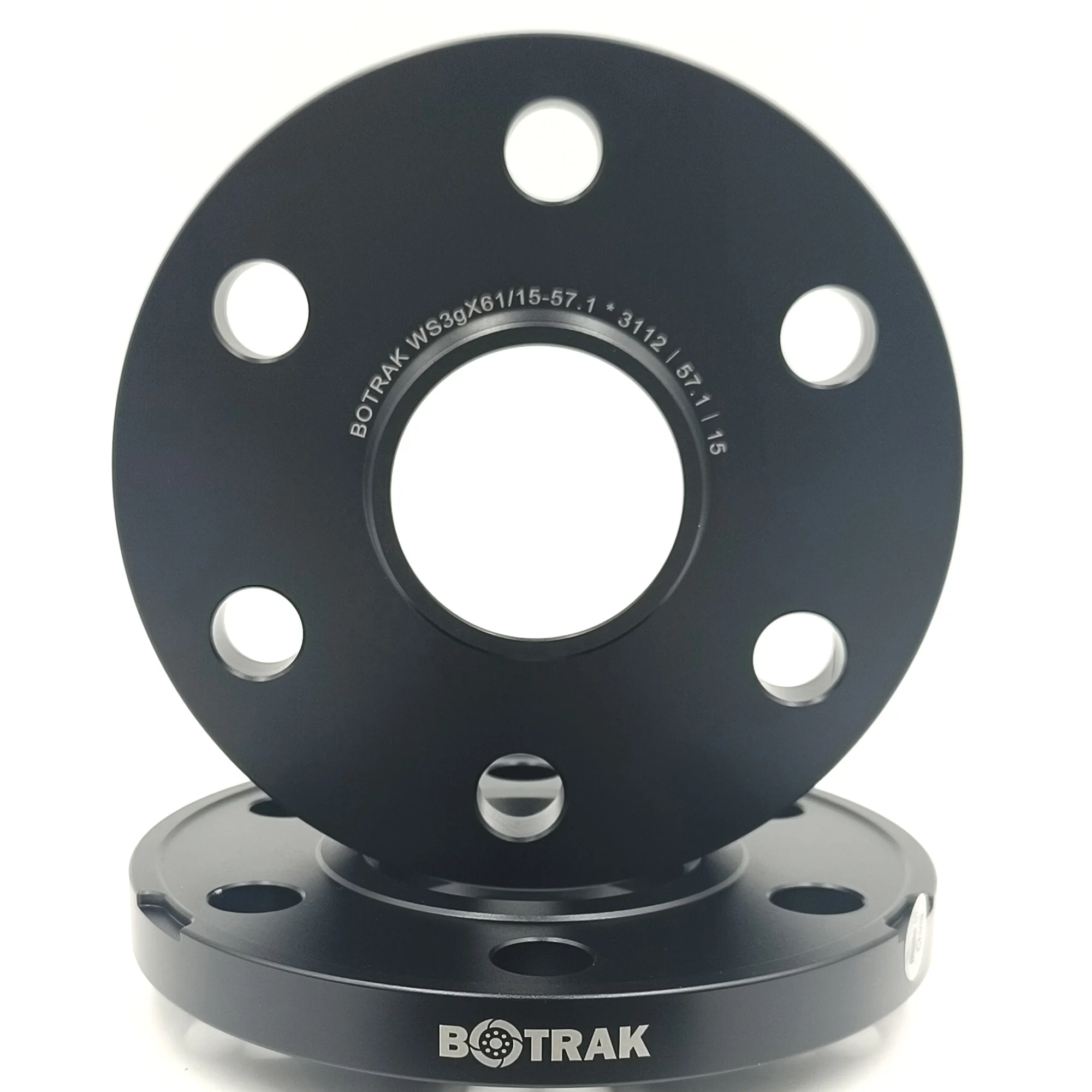 BOTRAK WS 3 Lug slip on 15mm 3x112 Wheel Spacers for Smart Fortwo W450 W451 W452