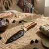 Obsidian Arrowheads Knife