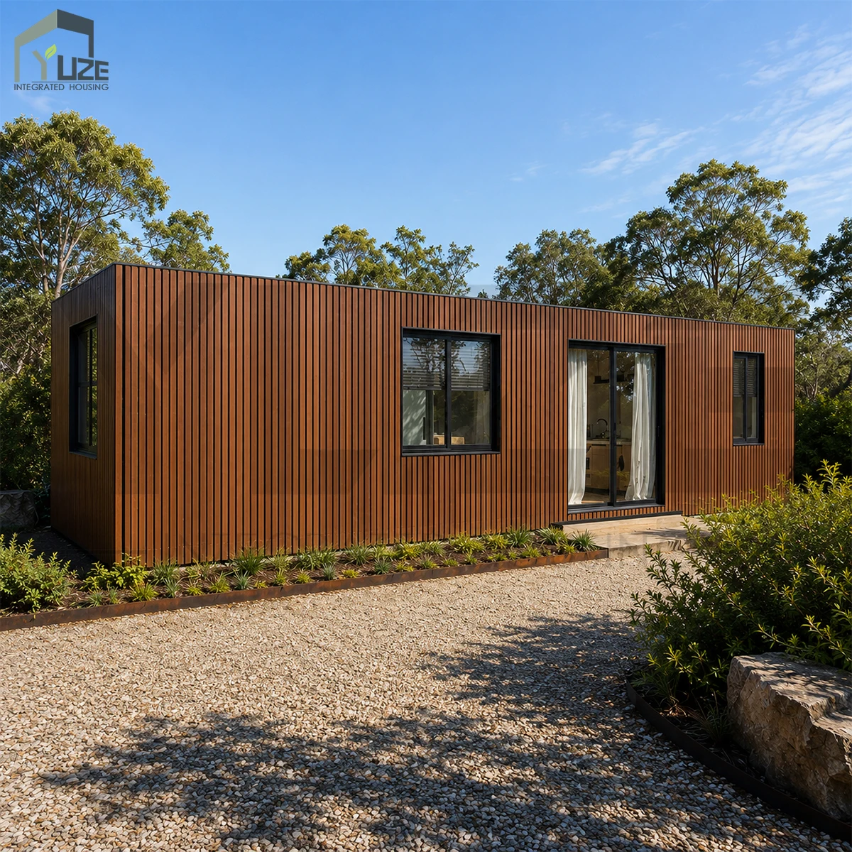 Shipping Container Home 40 FT 2 Bedroom Prefab House Tiny House with Kitchen and Bathroom Luxury Modern Design
