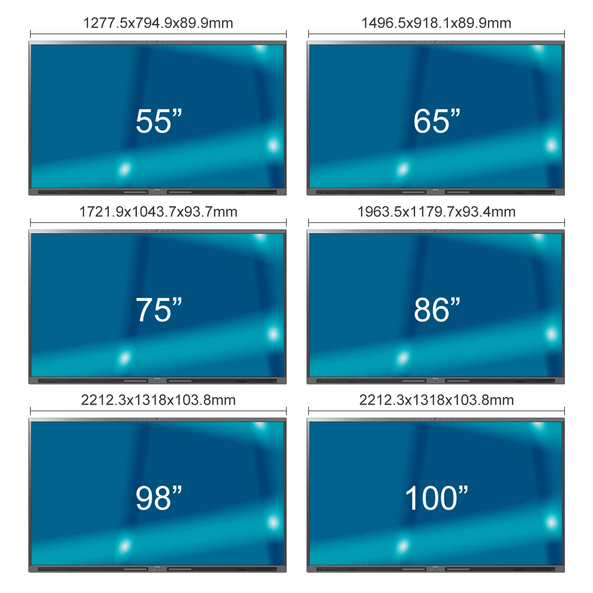 86 дюймов инфракрасный сенсорный экран с разрешением 4k ЖК-дисплеем 10 точек касания емкостный экран-в-одном: высокотехнологичная Интерактивная ТВ доски для