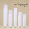 Matte White Bottle with white sprayer
