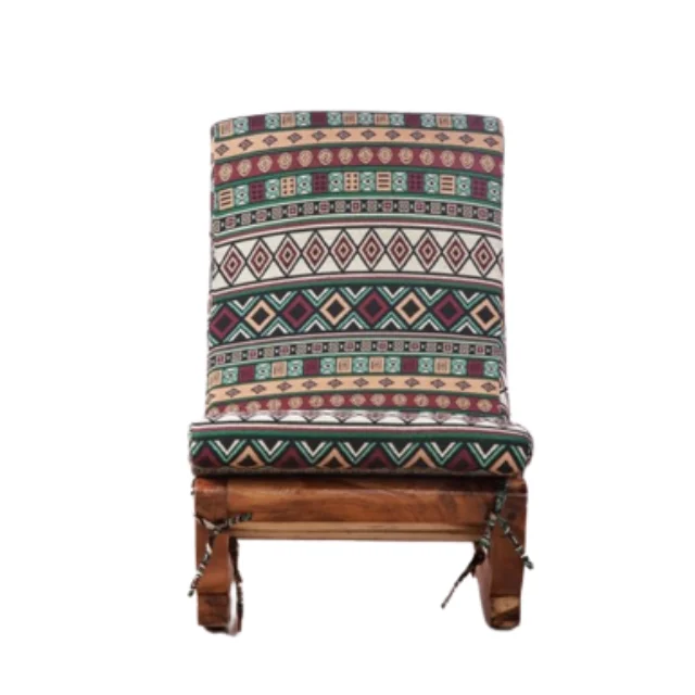 Solid Wooden Rocking Chair with Comfortable Cushion Direct Factory From Indonesia Wholesale Price Best Selling Product