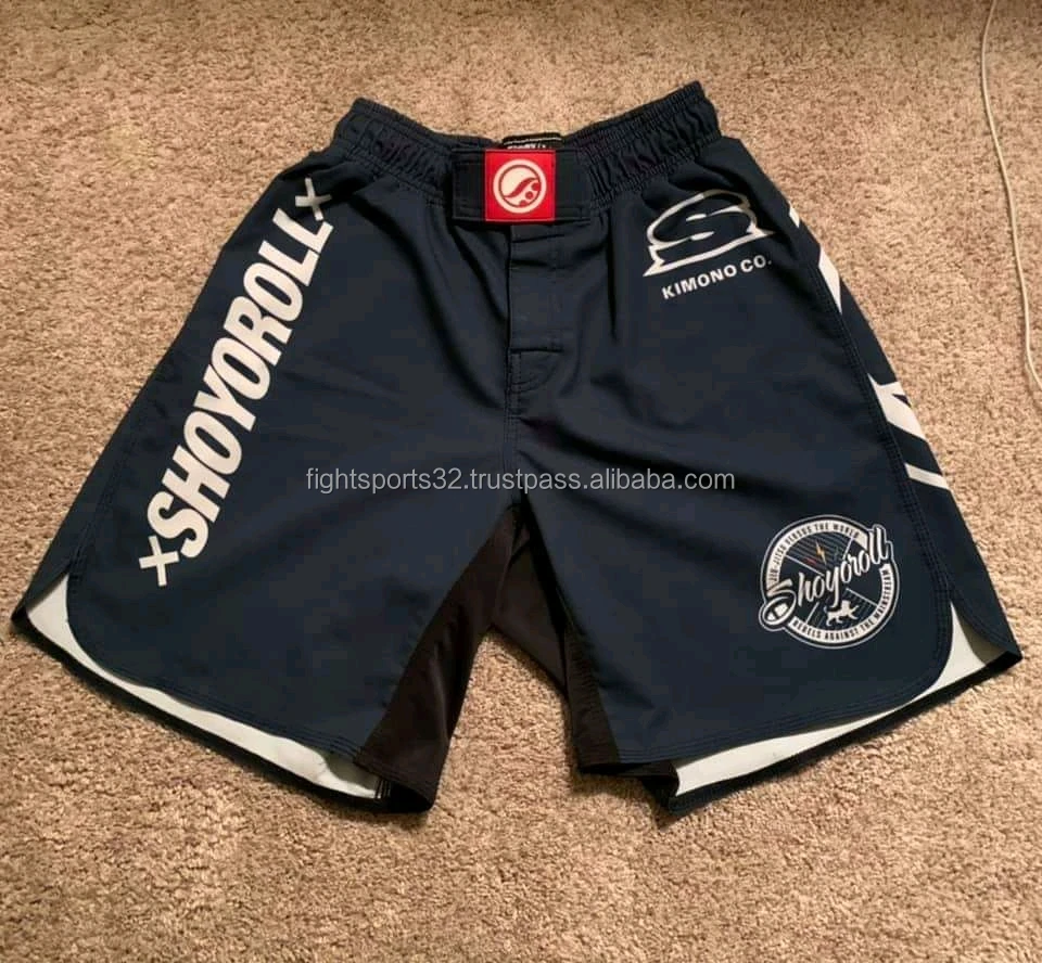 Good Quality MMA Shorts For Man Custom Logo Printing Grappling Shorts \Jiu Jitsu Fightwear Custom Shorts with Best Cut style