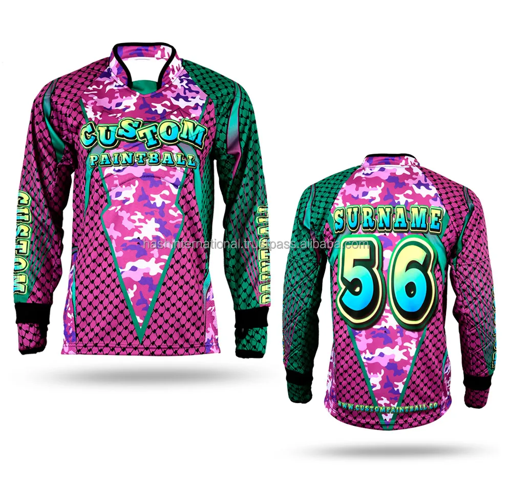 Paintball Top Grade Customized Fully Sublimation Paintball Jersey Buy