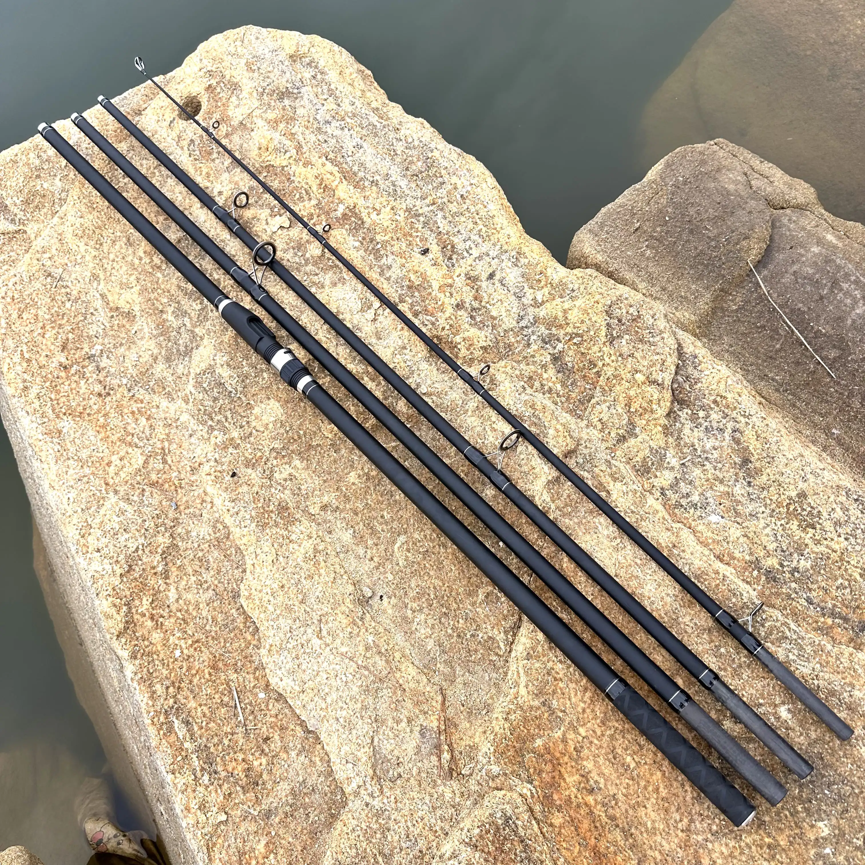 SEEHOO Surf Rod Fishing Casting Telescopic Rods 4.5 Long Blank 13 Feet 12  Foot Carbon 420 M Sea 450 Travel Heavy Action 15Ft