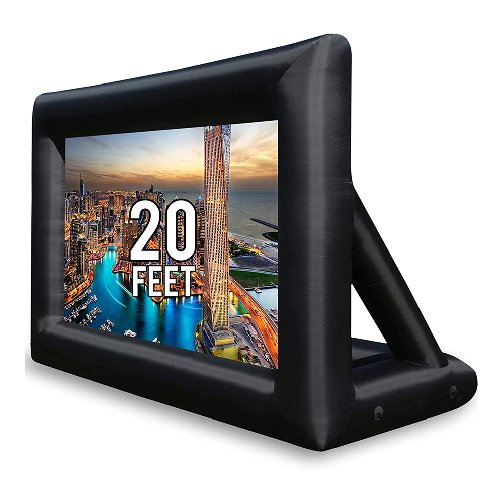 Горячая Распродажа! Для использования на открытом воздухе мгновенный ТВ-проектор экран для фильма надувной