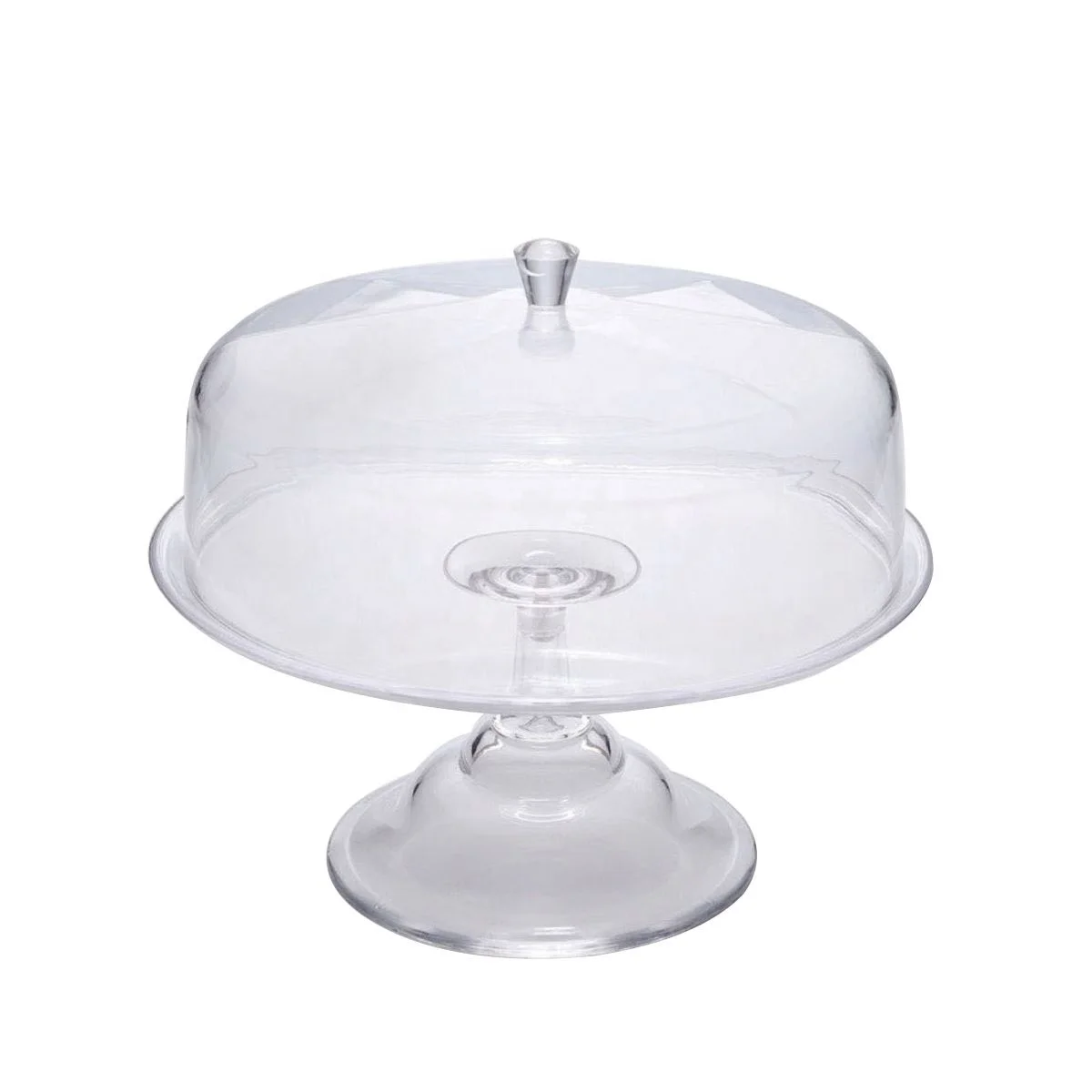 Clear Acrylic Cake Serving Tray With Lid Buy Cake Server Storage