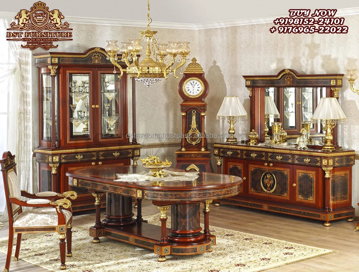 Formal Dining Room Furniture in Platinum Finish Antique Platinum Finish  Dining Table Set Buy Dining Room Furniture Manufacturer, image size:1230x930
