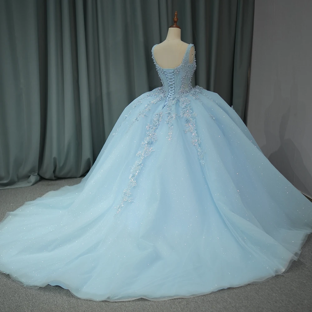 ocean blue dresses for wedding Blue Bridesmaid Dresses – Ms. Grace main image 0
