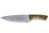 Vibrant Yellow & Black Honeycomb Patterned Handle