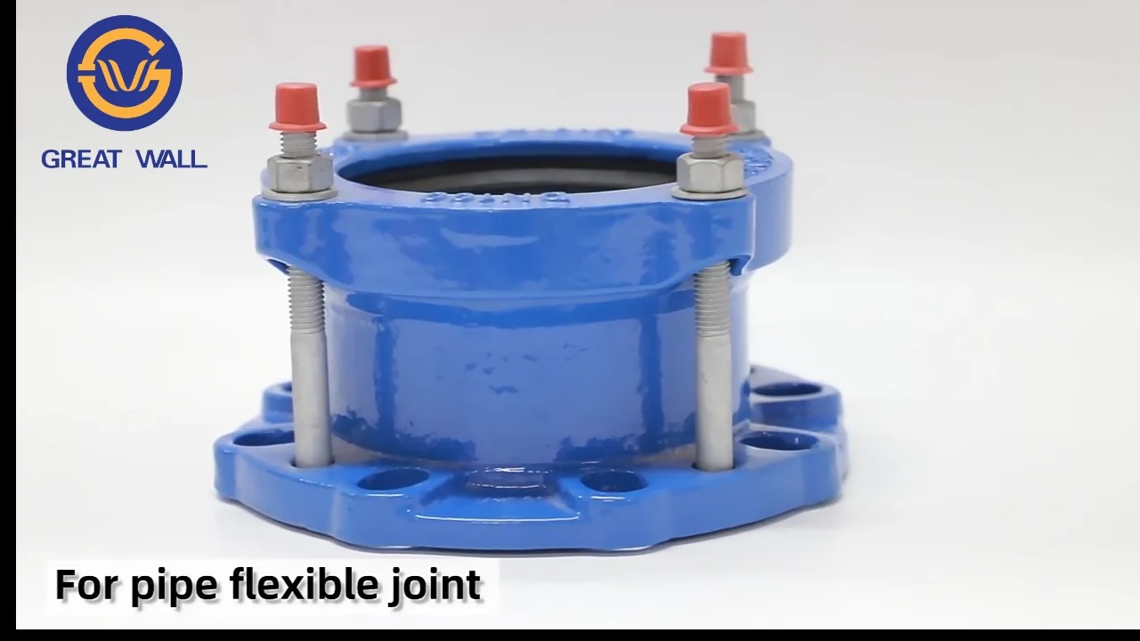 Ductile Iron Pipe Fitting Flexible Universal Flange Adaptor Coupling