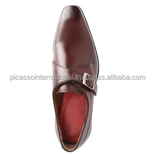 Genuine Exporter of Best Quality Modern Design 100% Genuine Leather Monk Formal Shoes Boots for men from Indian Manufacturer