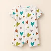 White with hear print