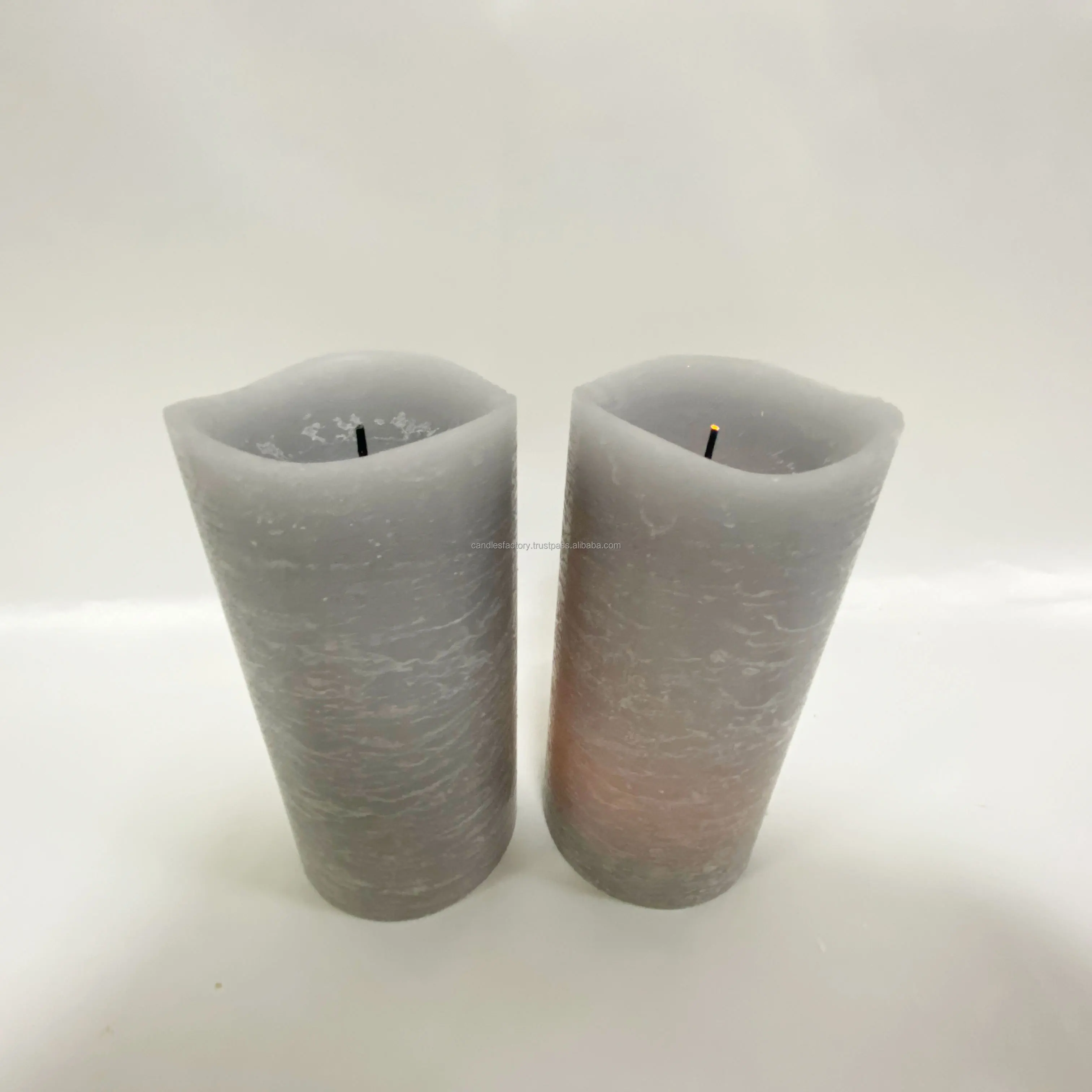 Wave Shape Black Wick Flameless Candles Pack Buy Wave Shape Black