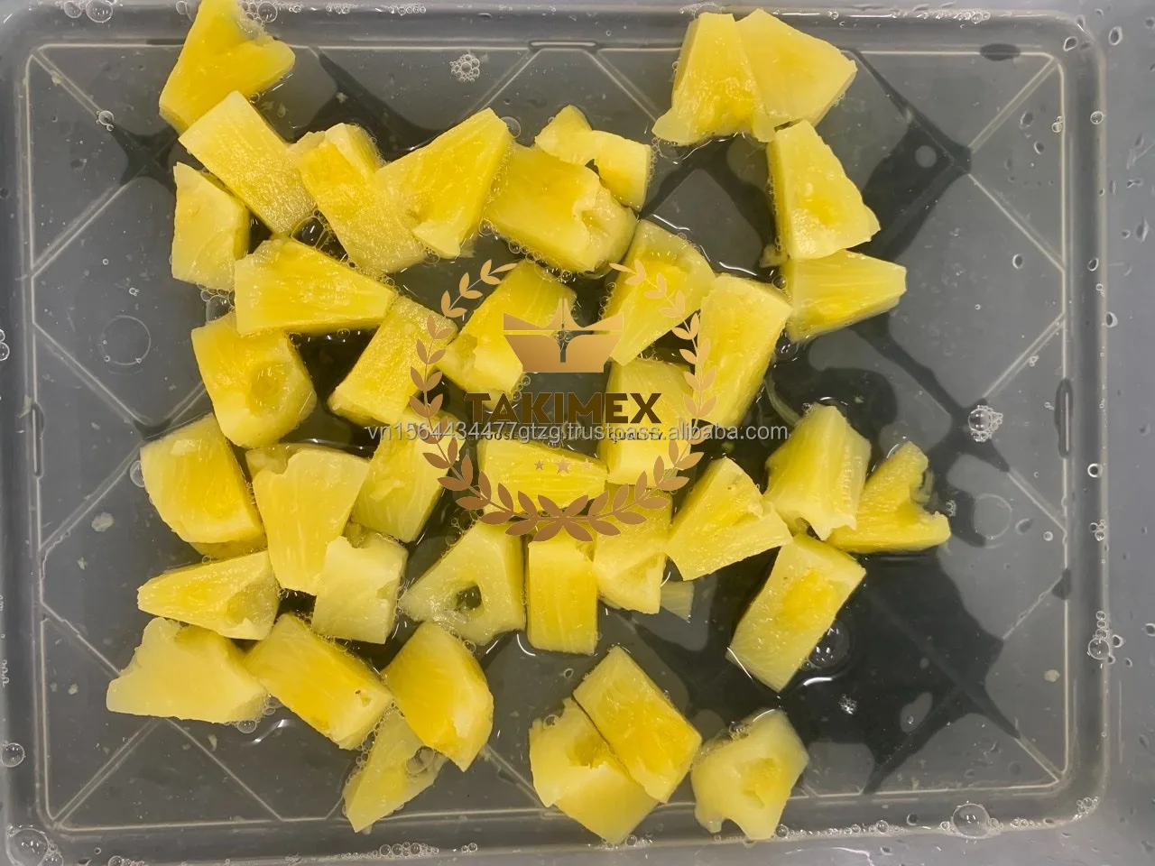 Oem Package Canned Pineapple Slices Pieces In Light Syrup From Vietnam