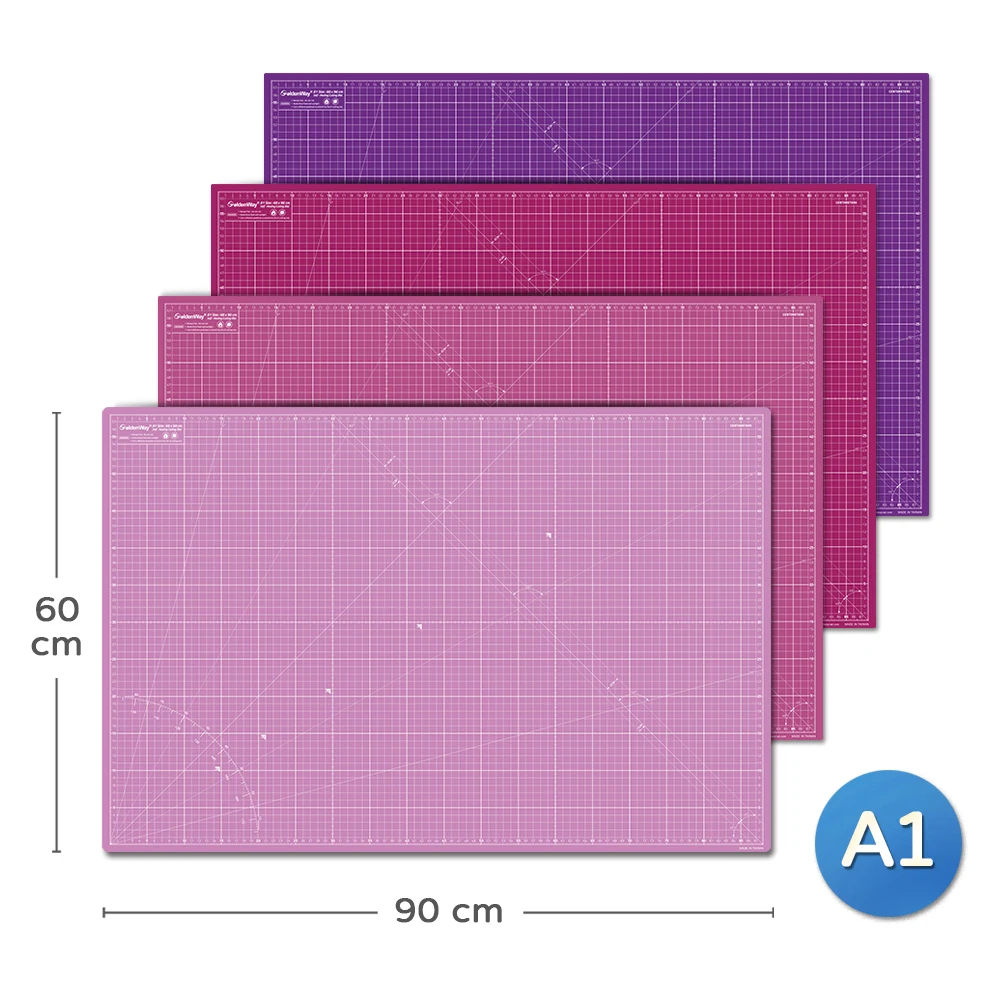 Eco Friendly A1 Custom Printing Size Self Healing Double Sided DIY Craft Pvc Cutting Mat