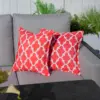 Red Geometric Patterned Color