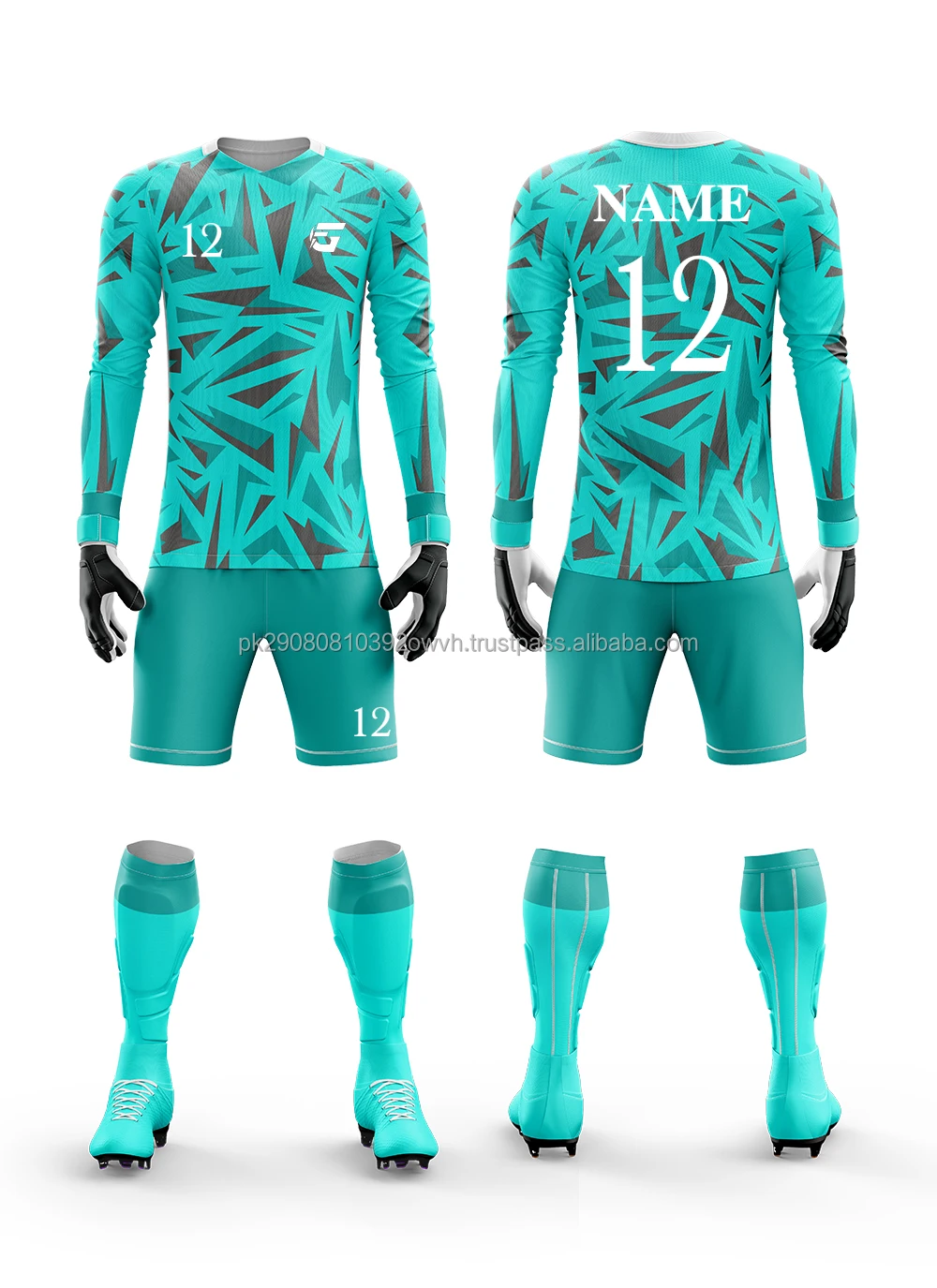 Custom Soccer Club Uniform Set For Men In Wholesale Prices With Name