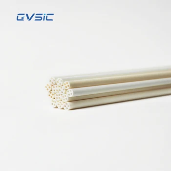 Porous Two Bore High Purity Large Diameter 99 Percent Alumina Ceramic Tube for Furnace and Rotary Kiln Applications