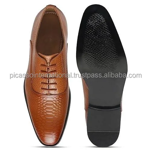 Men's Top Selling Full Grain Genuine Antique Italian Leather Shoes Casual Office Party Wear Indian Manufacturer Oxford Outsole